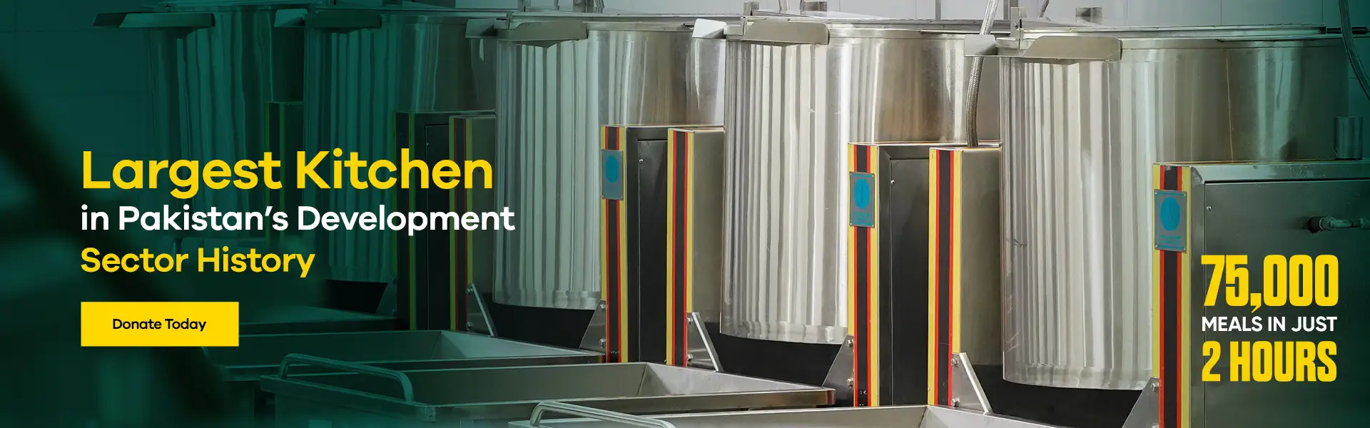 Largest Kitchen in Pakistan's Development Sector History